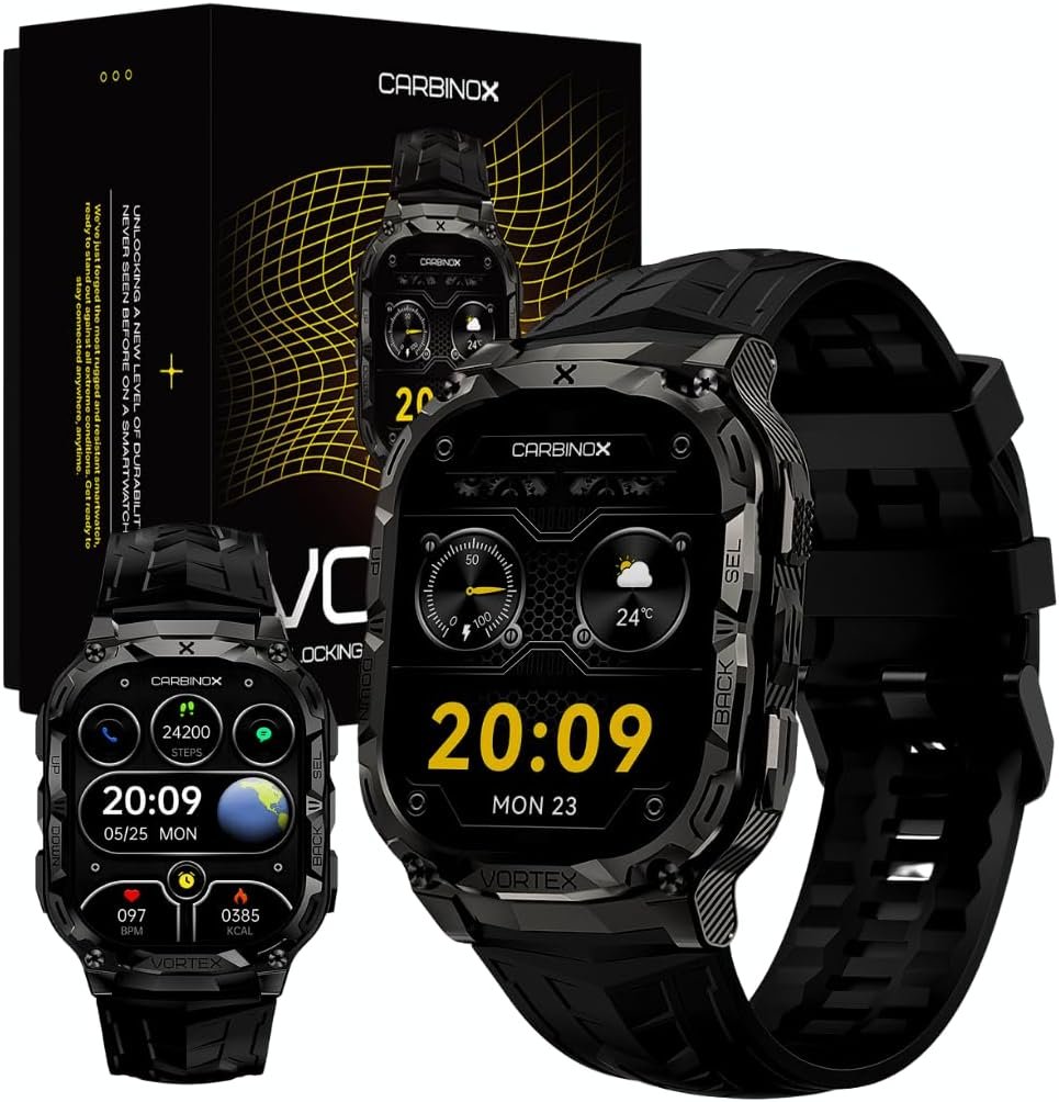 CARBINOX Vortex Rugged Smart Watch for Men: A Practical Guide to Fitness Tracking and Everyday Outdoor Use